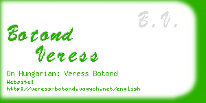botond veress business card